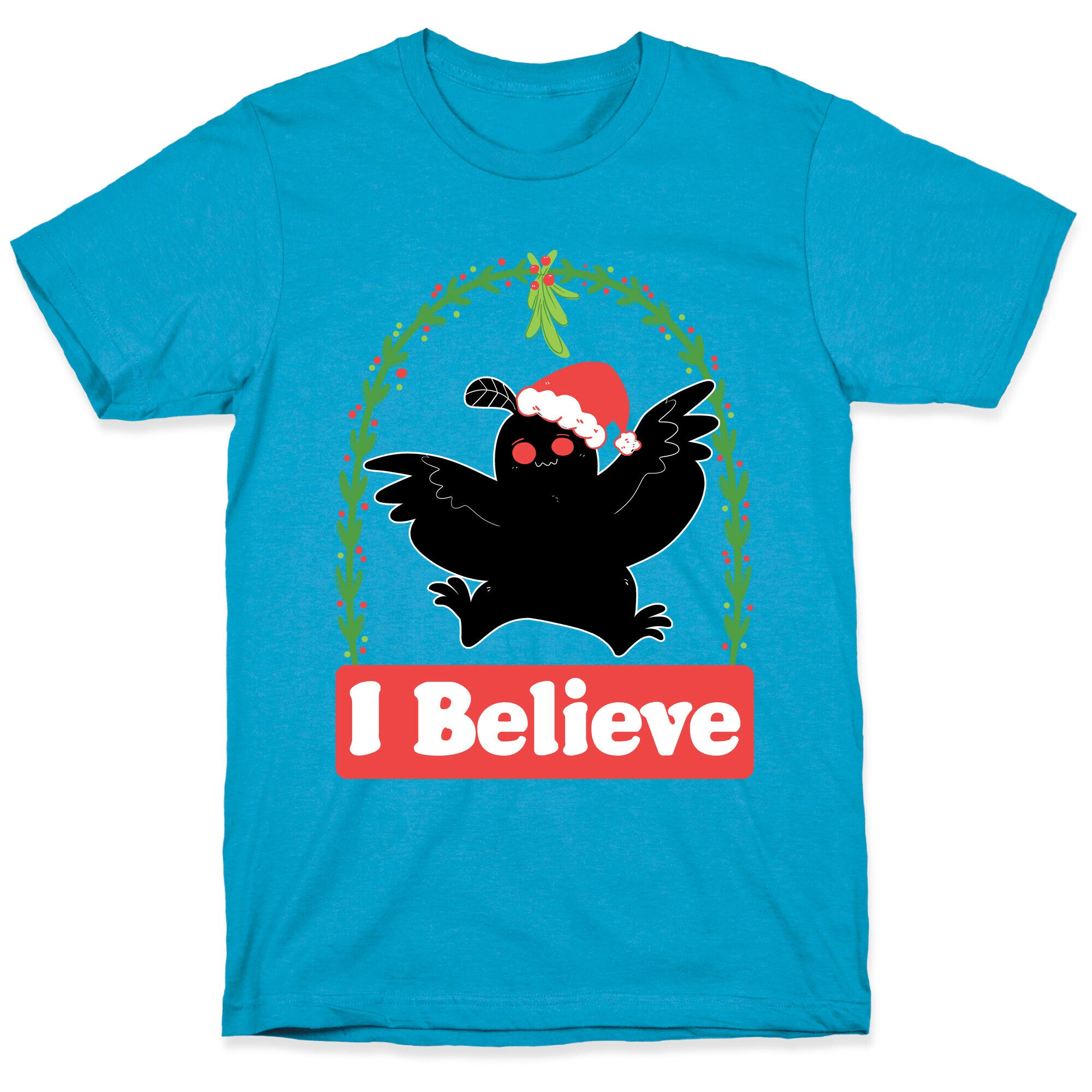 I Believe - Christmas Mothman  Unisex Triblend Tee